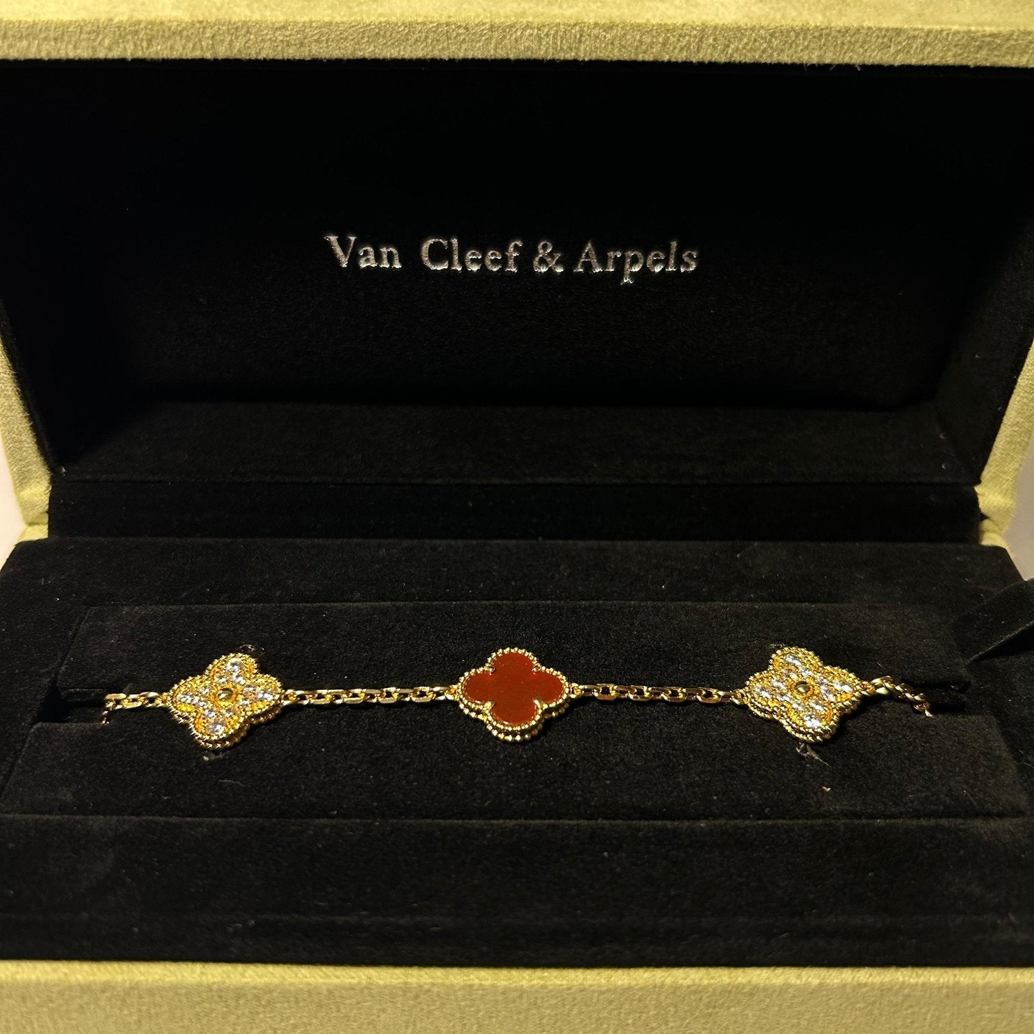 VAN CLEEF DIAMOND ALHAMBRA BRACELETS (8 COLOURS) - Image 17