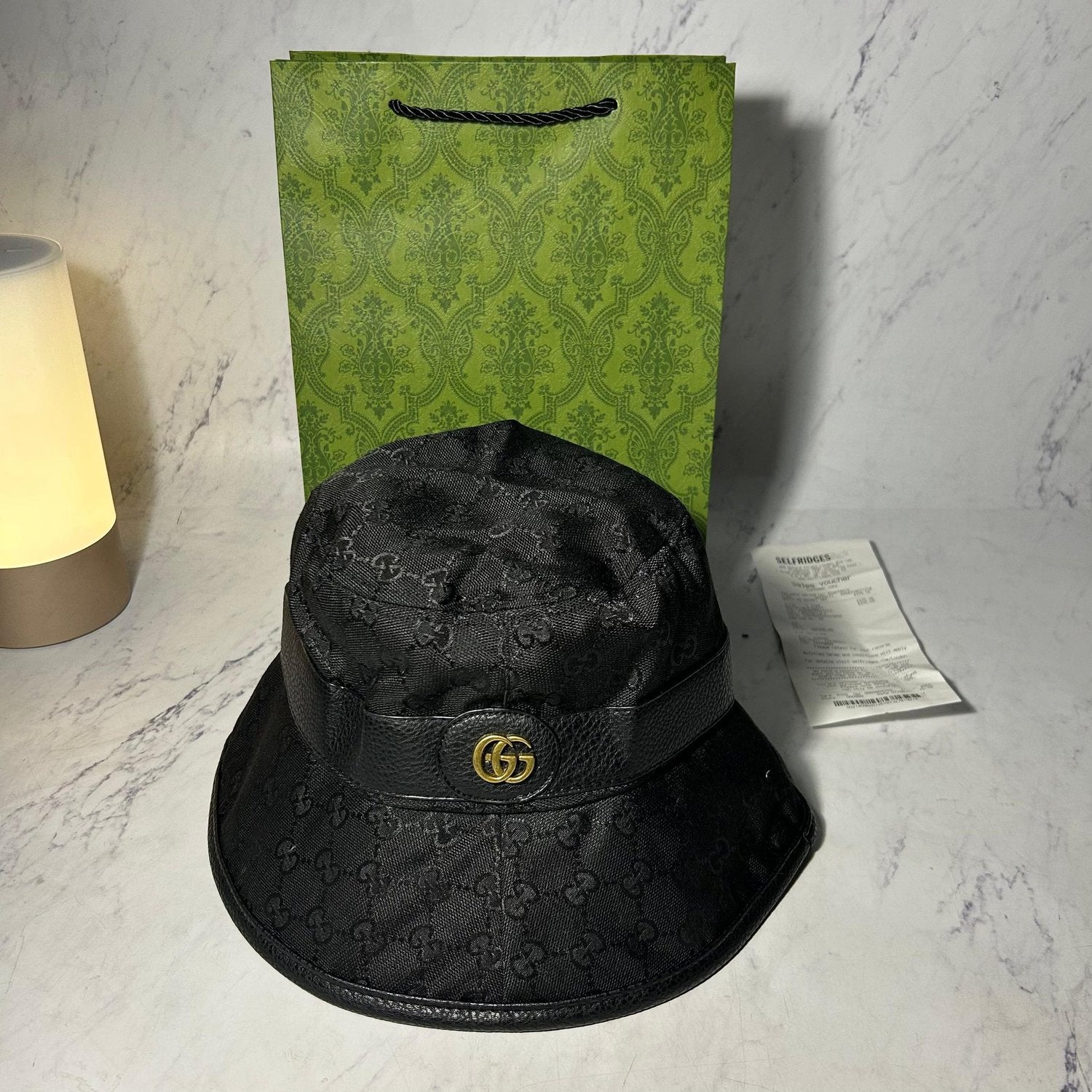 GUCCI GG CANVAS BUCKET HAT