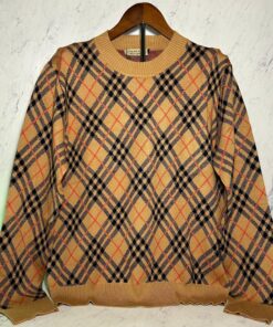 Alternative view of BURBERRY CHECK SWEATER (SIZE S-XL)